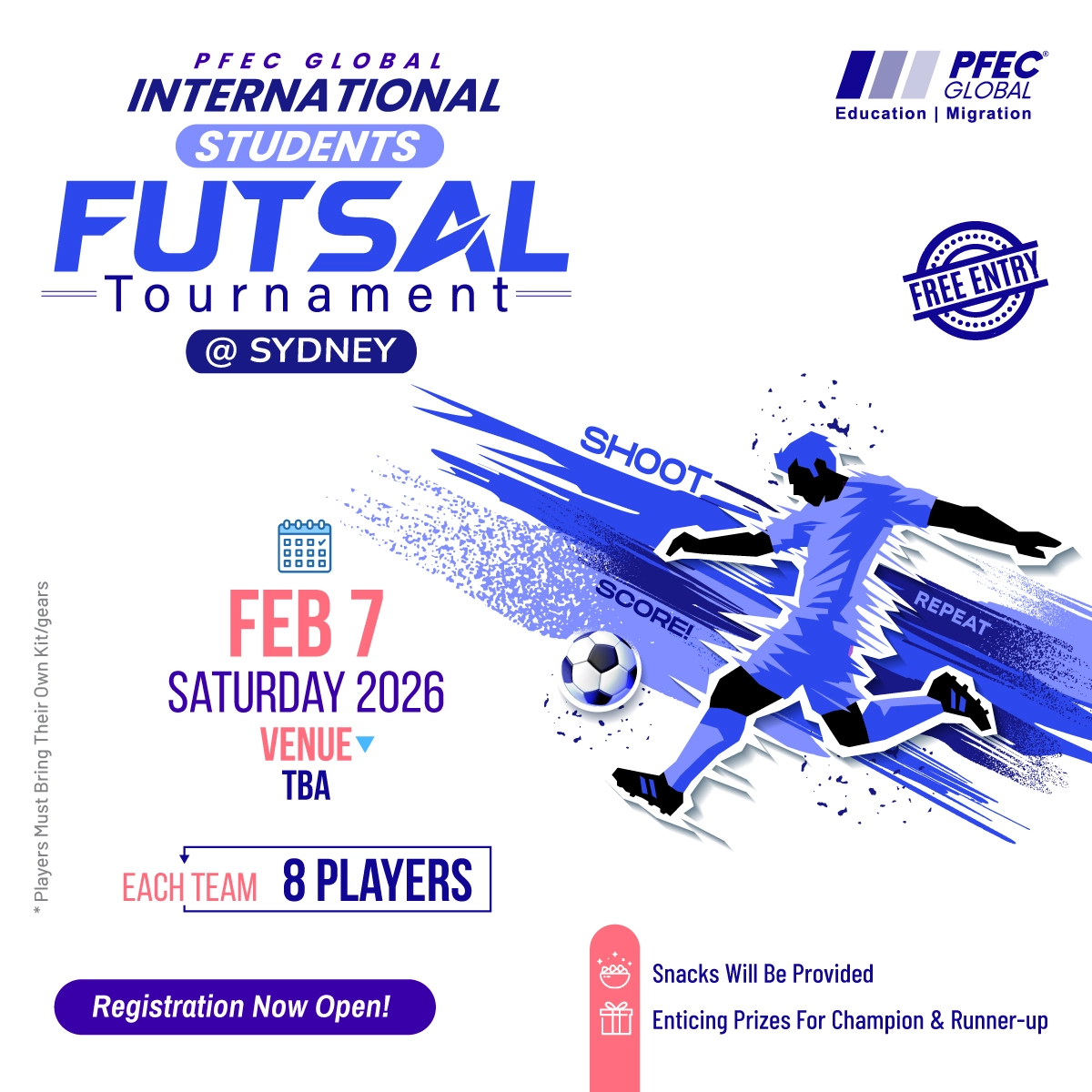 𝐏𝐅𝐄𝐂 𝐆𝐥𝐨𝐛𝐚𝐥 𝐈𝐧𝐭𝐞𝐫𝐧𝐚𝐭𝐢𝐨𝐧𝐚𝐥 𝐒𝐭𝐮𝐝𝐞𝐧𝐭𝐬 𝐅𝐮𝐭𝐬𝐚𝐥 𝐓𝐨𝐮𝐫𝐧𝐚𝐦𝐞𝐧𝐭